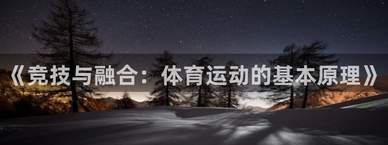球速体育：《竞技与融合：体育运动的基本原理》